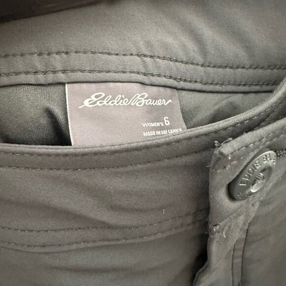 Eddie Bauer Women’s Mini Skort Flat Front Button Fly Charcoal Size 6 - Picture 5 of 5